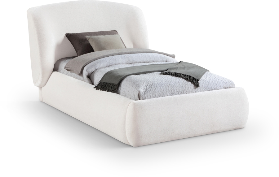Sandro Chenille Fabric Upholstered Bed