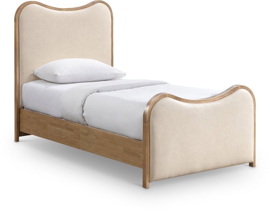 Arvada Vegan Leather Upholstered Bed