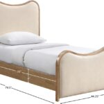 Arvada Vegan Leather Upholstered Bed
