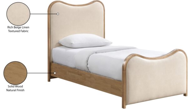Arvada Vegan Leather Upholstered Bed
