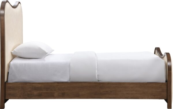 Arvada Vegan Leather Upholstered Twin Bed