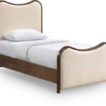 Arvada Vegan Leather Upholstered Twin Bed