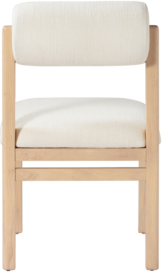 Roundhill Linen Textured Fabric Upholstered Dining Chair