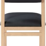 Roundhill Vegan Leather Upholstered Dining Chair
