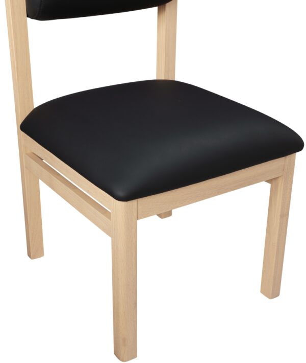 Roundhill Vegan Leather Upholstered Dining Chair