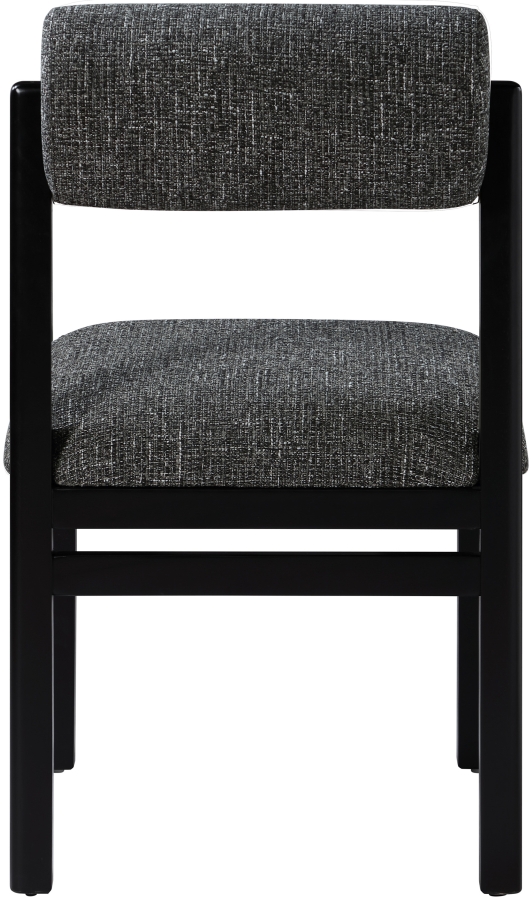 Roundhill Linen Textured Fabric Upholstered Dining Chair
