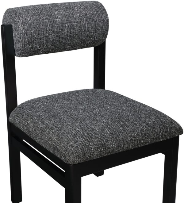 Roundhill Linen Textured Fabric Upholstered Dining Chair