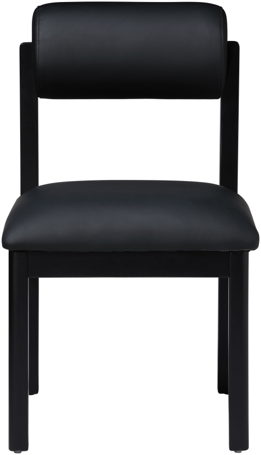 Roundhill Vegan Leather Upholstered Dining Chair