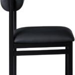 Roundhill Vegan Leather Upholstered Dining Chair