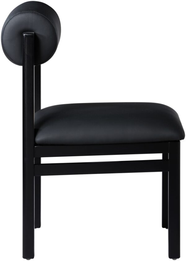 Roundhill Vegan Leather Upholstered Dining Chair