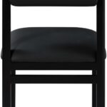 Roundhill Vegan Leather Upholstered Dining Chair