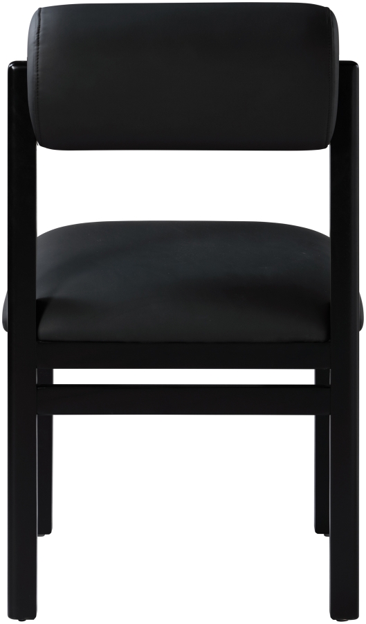 Roundhill Vegan Leather Upholstered Dining Chair