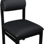 Roundhill Vegan Leather Upholstered Dining Chair