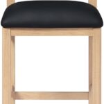 Roundhill Vegan Leather Upholstered Counter Stool