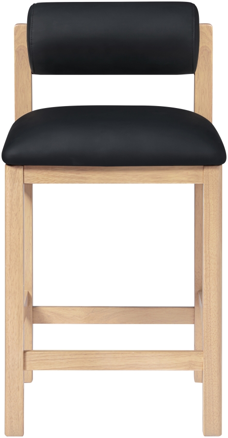 Roundhill Vegan Leather Upholstered Counter Stool