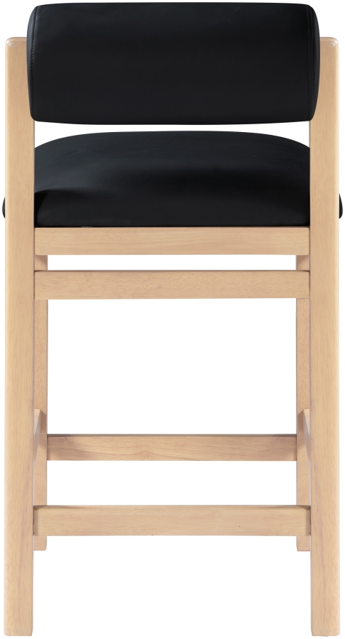 Roundhill Vegan Leather Upholstered Counter Stool