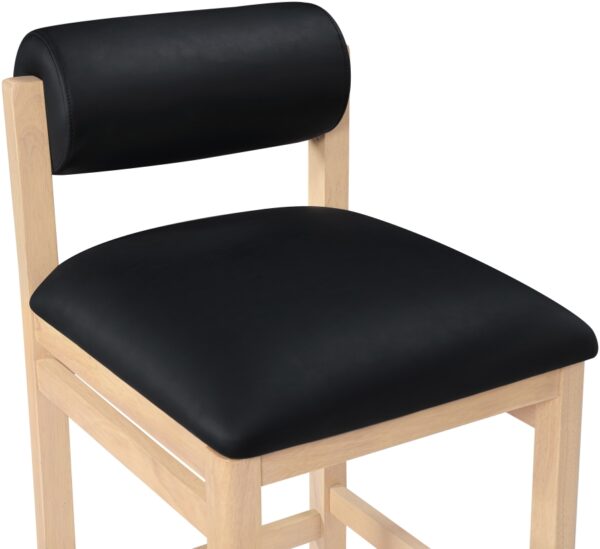 Roundhill Vegan Leather Upholstered Counter Stool