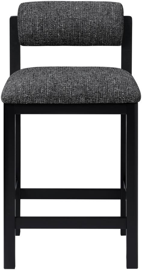 Roundhill Linen Textured Fabric Upholstered Counter Stool