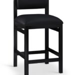 Roundhill Vegan Leather Upholstered Counter Stool