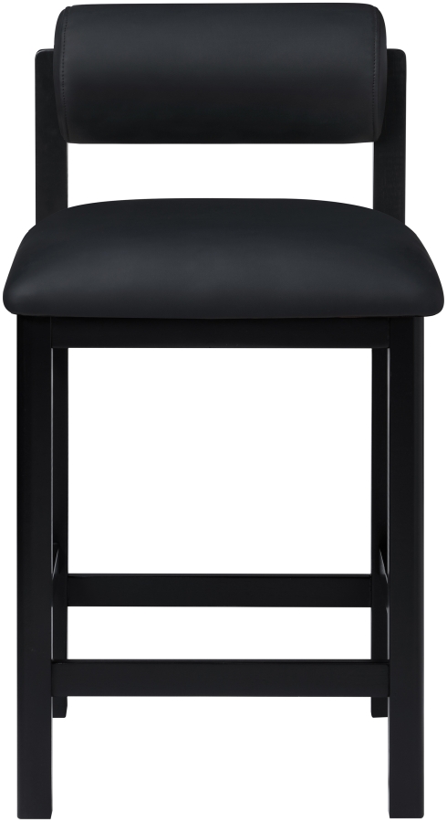 Roundhill Vegan Leather Upholstered Counter Stool