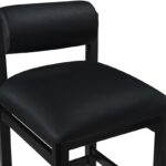 Roundhill Vegan Leather Upholstered Counter Stool