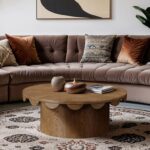 Dahlia Oak Veneer Coffee Table