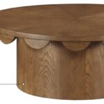 Dahlia Oak Veneer Coffee Table