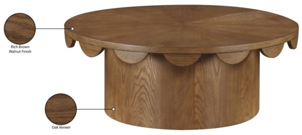 Dahlia Oak Veneer Coffee Table