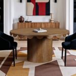 Dahlia 60" Oak Veneer Dining Table