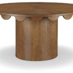 Dahlia 60" Oak Veneer Dining Table
