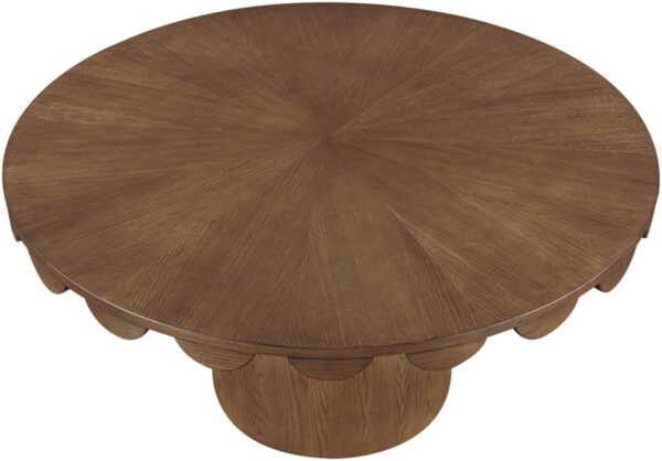 Dahlia 60" Oak Veneer Dining Table