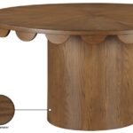 Dahlia 60" Oak Veneer Dining Table