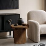 Dahlia Oak Veneer End Table