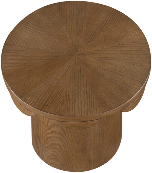 Dahlia Oak Veneer End Table