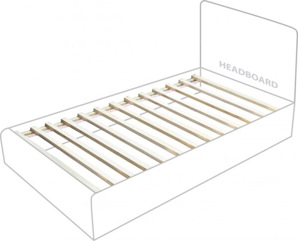 Zara Velvet Upholstered Twin Bed