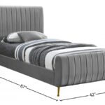 Zara Velvet Upholstered Bed