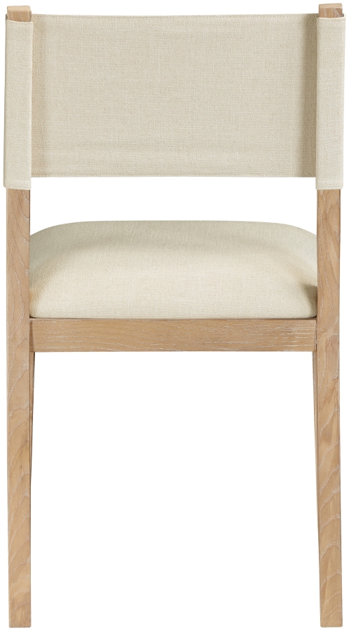 Avon Linen Textured Performance Fabric Dining Side Chair