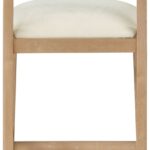 Avon Linen Textured Performance Fabric Counter Stool
