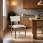 Avon Linen Textured Performance Fabric Dining Side Chair