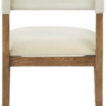 Avon Linen Textured Performance Fabric Dining Side Chair