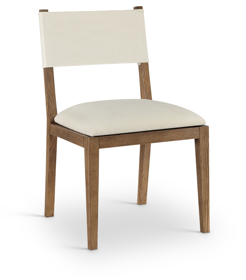 Avon Linen Textured Performance Fabric Dining Side Chair