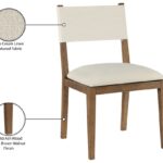 Avon Linen Textured Performance Fabric Dining Side Chair