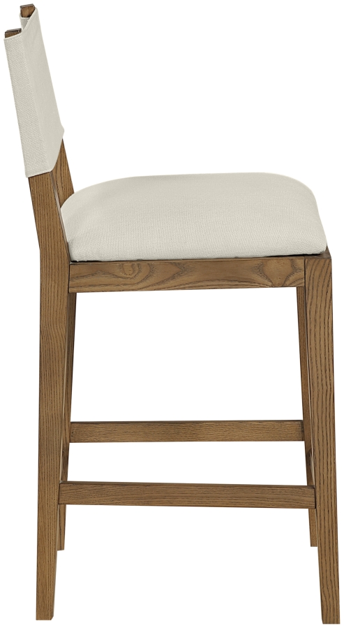 Avon Linen Textured Performance Fabric Counter Stool