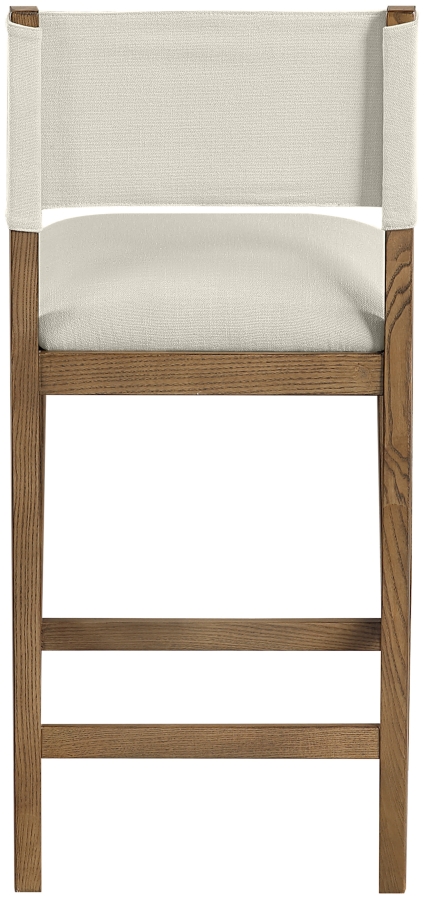 Avon Linen Textured Performance Fabric Counter Stool