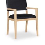 Avon Vegan Leather Dining Arm Chair