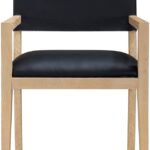 Avon Vegan Leather Dining Arm Chair