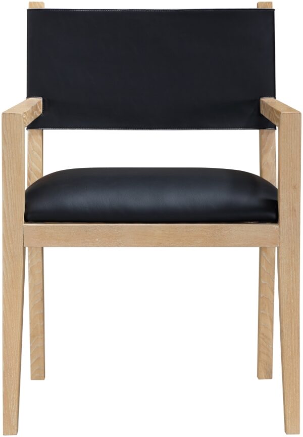 Avon Vegan Leather Dining Arm Chair