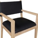 Avon Vegan Leather Dining Arm Chair