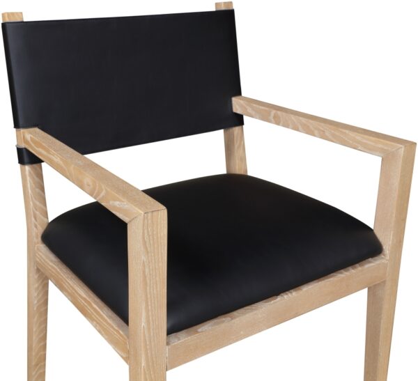 Avon Vegan Leather Dining Arm Chair