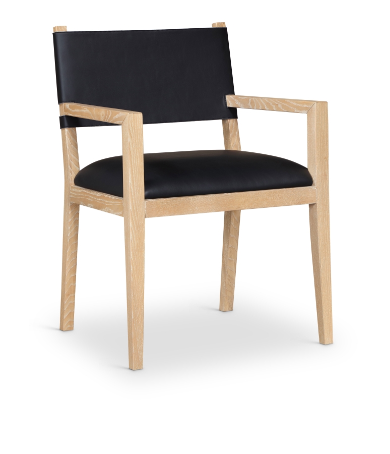 Avon Vegan Leather Dining Arm Chair